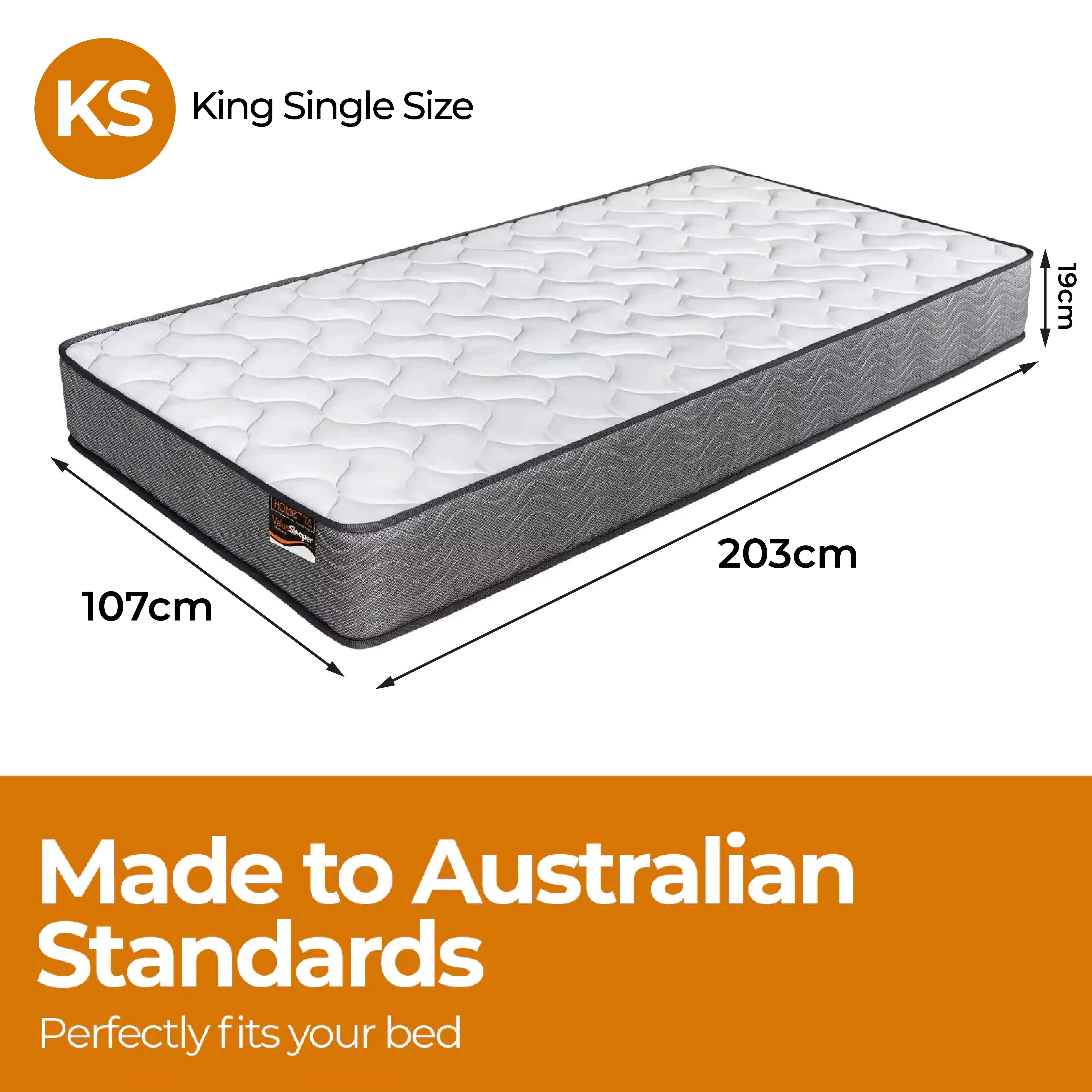 ValueSleeper 3-Zone Orthopaedic Pocket Spring King Single Mattress Chez Guru