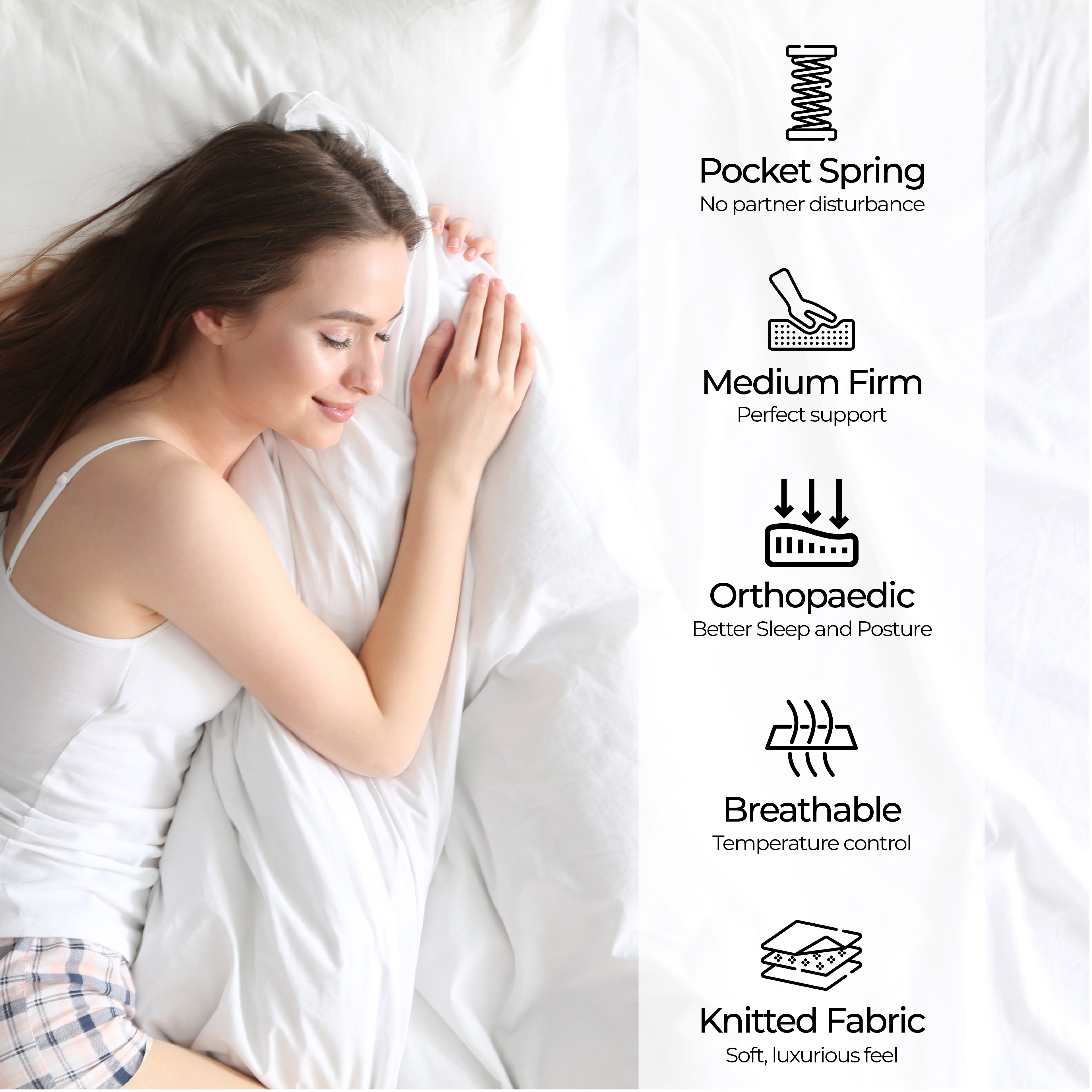 ValueSleeper 3-Zone Orthopaedic Pocket Spring Queen Mattress Chez Guru