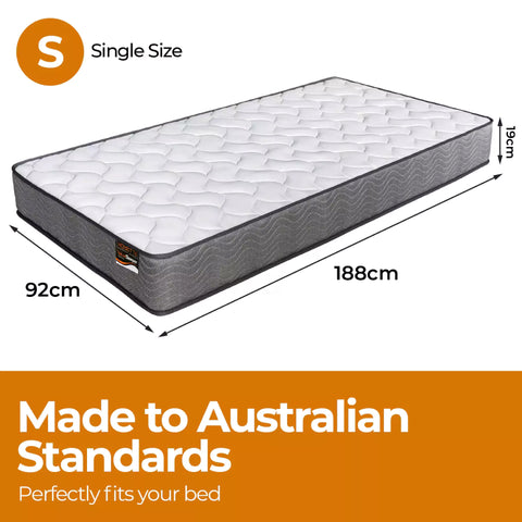 ValueSleeper 3-Zone Orthopaedic Pocket Spring Single Mattress Chez Guru
