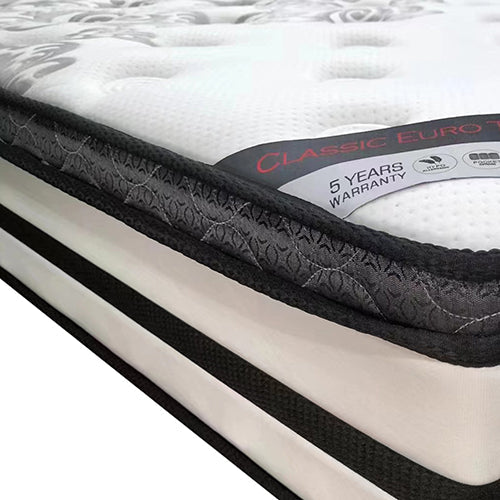 King Mattress Euro Top Memory Foam Non-woven Pocket Spring Chez Guru