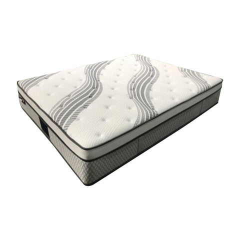 Queen Mattress in Gel Memory Foam 6 Zone Pocket Coil Soft Firm Bed 30cm Thick Chez Guru