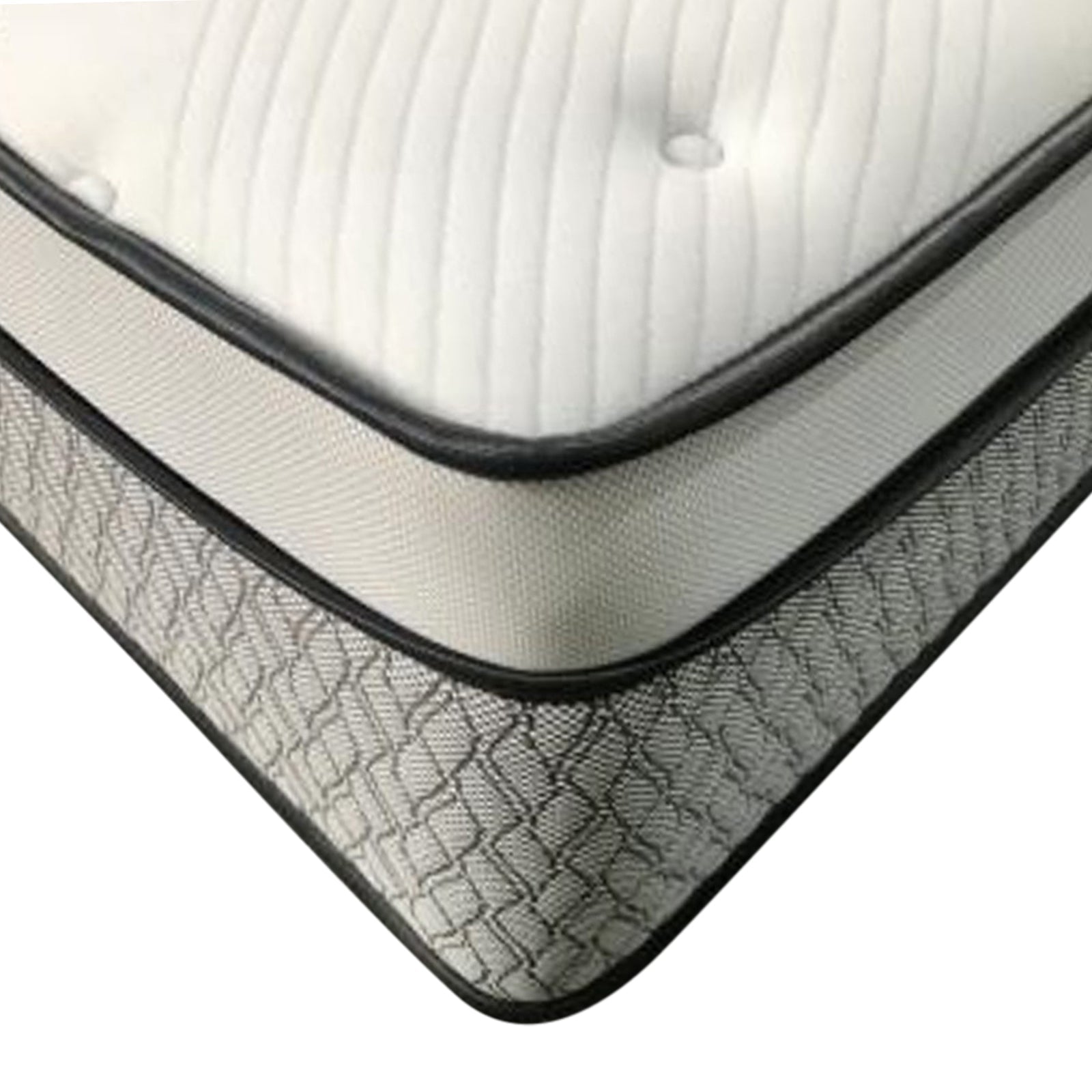 Queen Mattress in Gel Memory Foam 6 Zone Pocket Coil Soft Firm Bed 30cm Thick Chez Guru