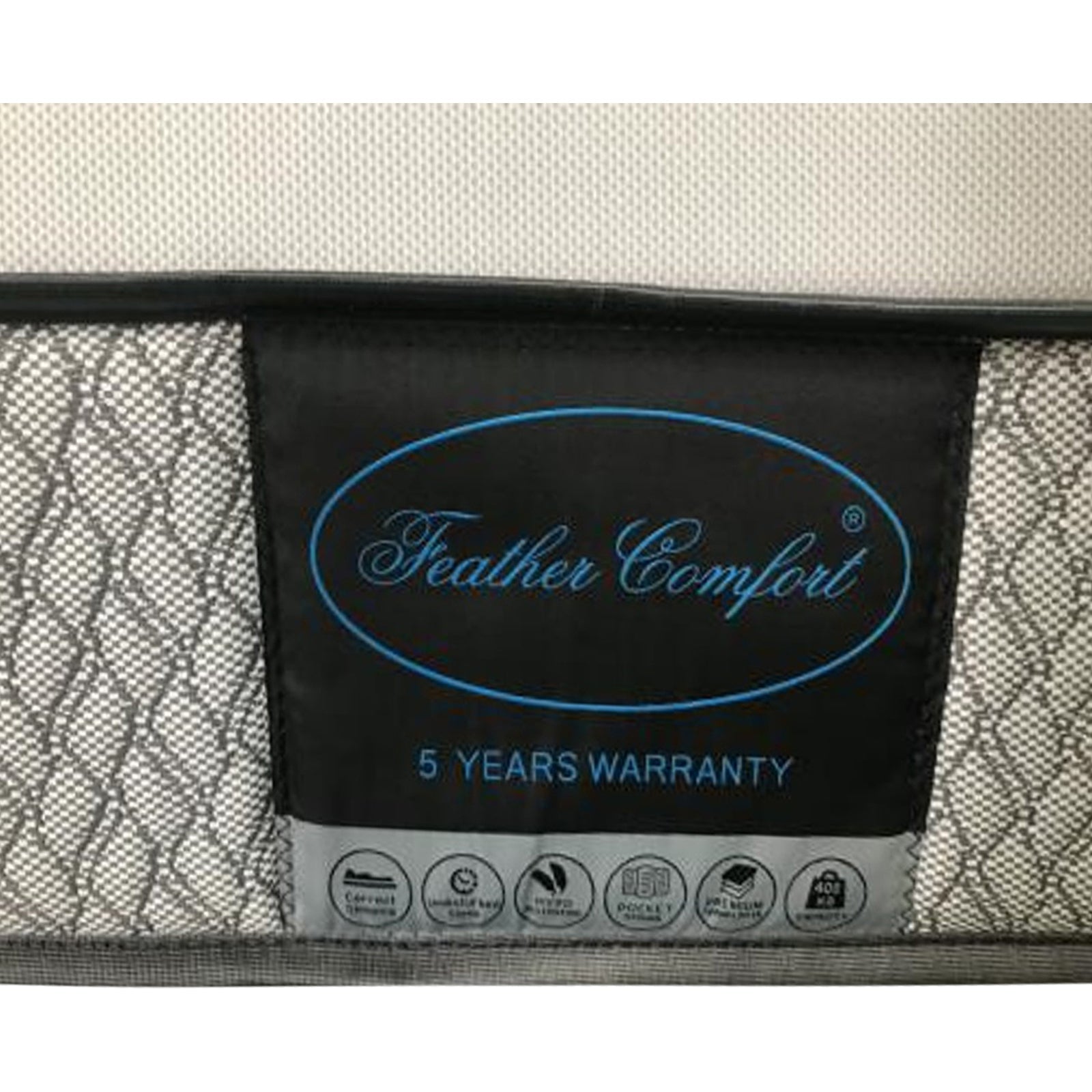 Queen Mattress in Gel Memory Foam 6 Zone Pocket Coil Soft Firm Bed 30cm Thick Chez Guru