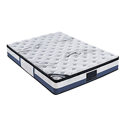 King Mattress Latex Pillow Top Pocket Spring Foam Medium Firm Chez Guru