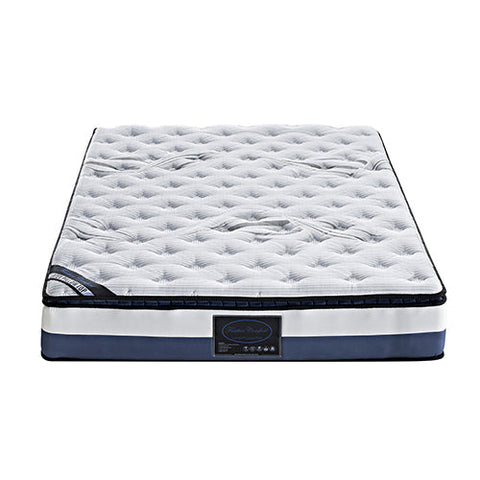 King Mattress Latex Pillow Top Pocket Spring Foam Medium Firm Chez Guru