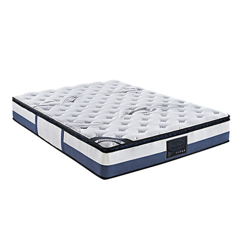 Single Mattress Latex Pillow Top Pocket Spring Foam Medium Firm Bed Chez Guru