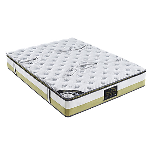 Queen Mattress Memory Pillow Top Pocket Spring Foam Medium Firm Bed Chez Guru