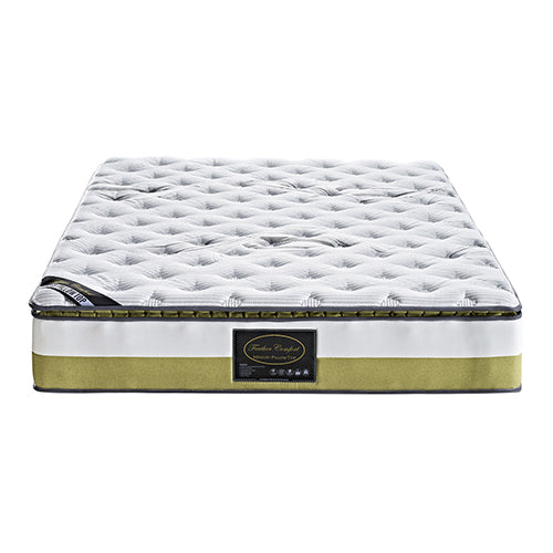 Queen Mattress Memory Pillow Top Pocket Spring Foam Medium Firm Bed Chez Guru