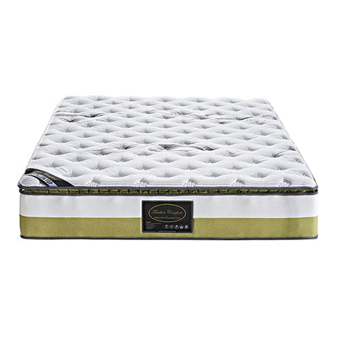 Queen Mattress Memory Pillow Top Pocket Spring Foam Medium Firm Bed Chez Guru
