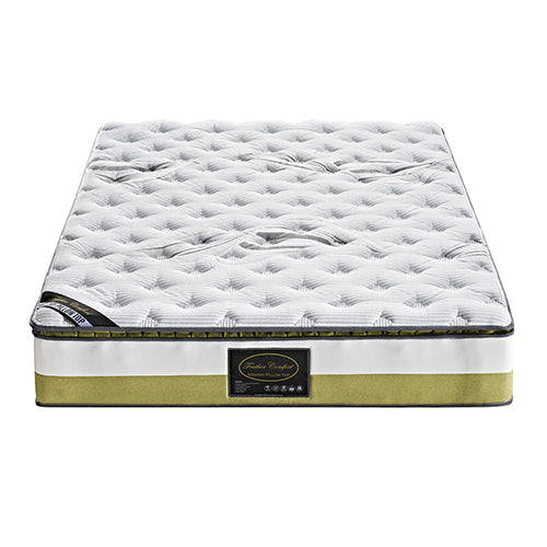 Queen Mattress Memory Pillow Top Pocket Spring Foam Medium Firm Bed Chez Guru