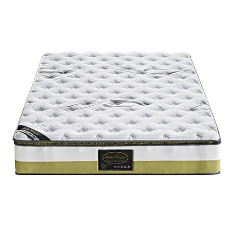 Queen Mattress Memory Pillow Top Pocket Spring Foam Medium Firm Bed Chez Guru