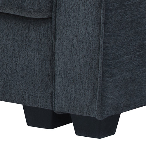 Corner Sofa Chaise – Modern Fabric Lounge with Pocket Springs & Pillows