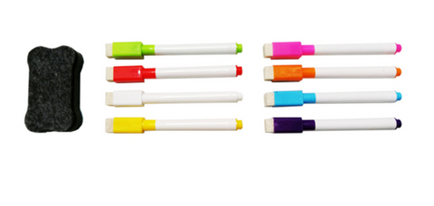 A3 Magnetic Fridge Whiteboard Eraser+ 8 Pens Planner