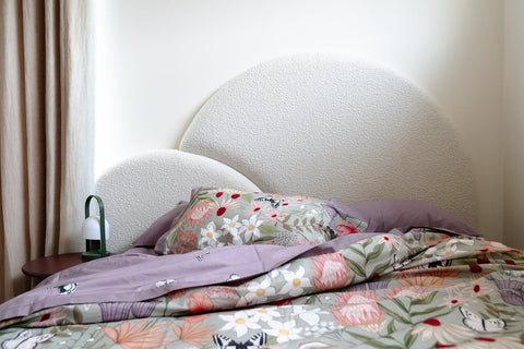 100% Cloud Cotton Duvet Quilt Cover Set w/ 1 Pillow Case in Serena - Single