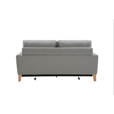 SHASA 2 Seater Pull-out Sofa bed Grey celadon Chez Guru