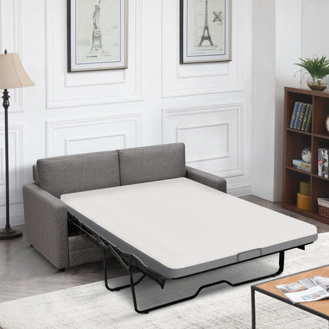RAY 2 Seater Sofa bed with Separate Foam Mattress- Dark grey Chez Guru
