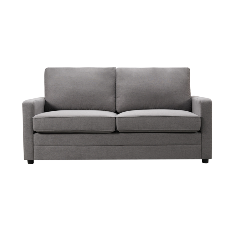 RAY 2 Seater Sofa bed with Separate Foam Mattress- Dark grey Chez Guru