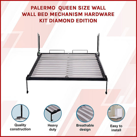 Palermo Queen Size Wall Bed Mechanism Hardware Kit Diamond Edition Chez Guru