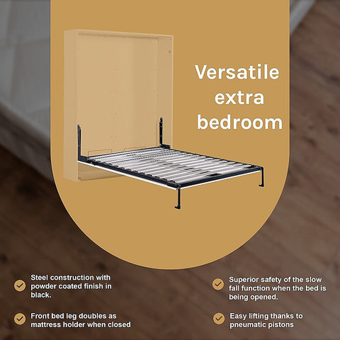 Palermo Queen Size Wall Bed Mechanism Hardware Kit Diamond Edition Chez Guru