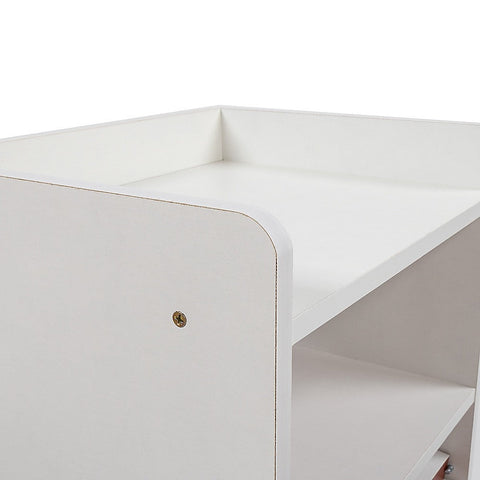 Bedside Tables Drawers Side Table Bedroom Furniture Nightstand White Unit Chez Guru