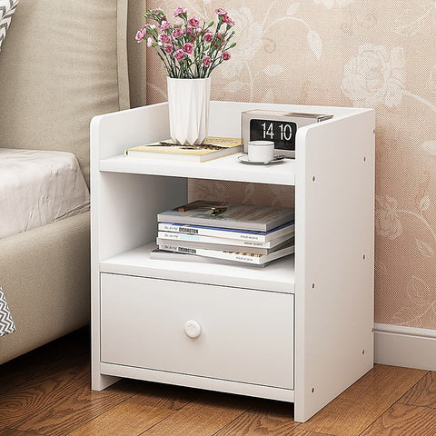 Bedside Tables Drawers Side Table Bedroom Furniture Nightstand White Unit Chez Guru