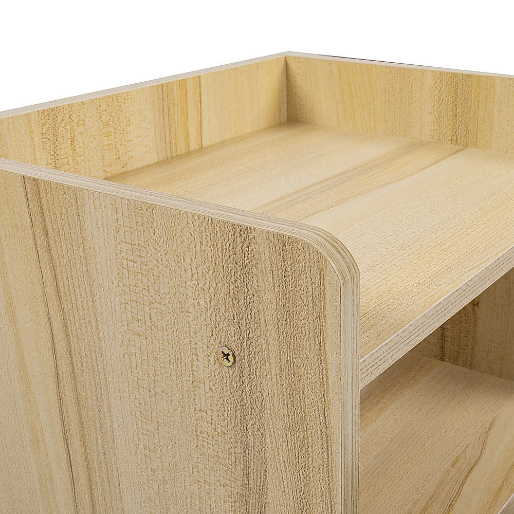 Bedside Tables Drawers Side Table Bedroom Furniture Nightstand Wood Unit Chez Guru