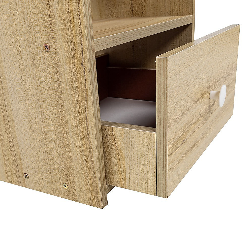 Bedside Tables Drawers Side Table Bedroom Furniture Nightstand Wood Unit Chez Guru