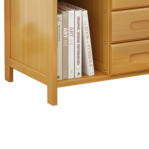 Bamboo Bedside Table Nightstand Storage Bedroom Sofa Side Stand Chez Guru