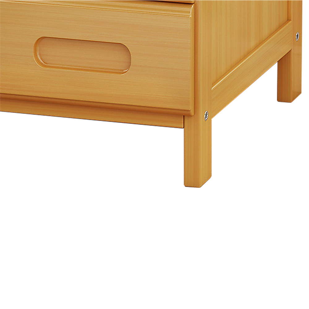 Bamboo Bedside Table Nightstand Storage Bedroom Sofa Side Stand Chez Guru