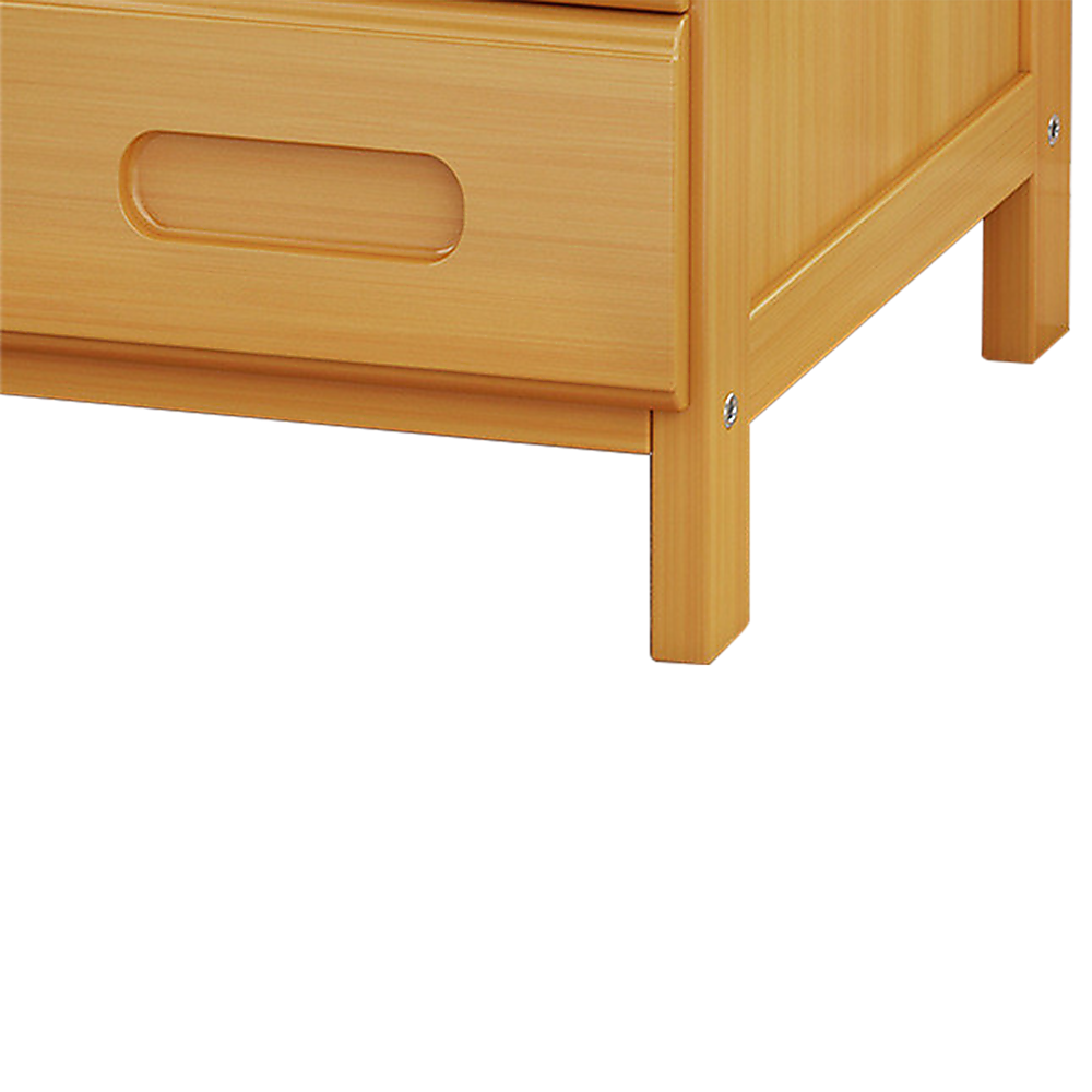Bamboo Bedside Table Nightstand Storage Bedroom Sofa Side Stand Chez Guru