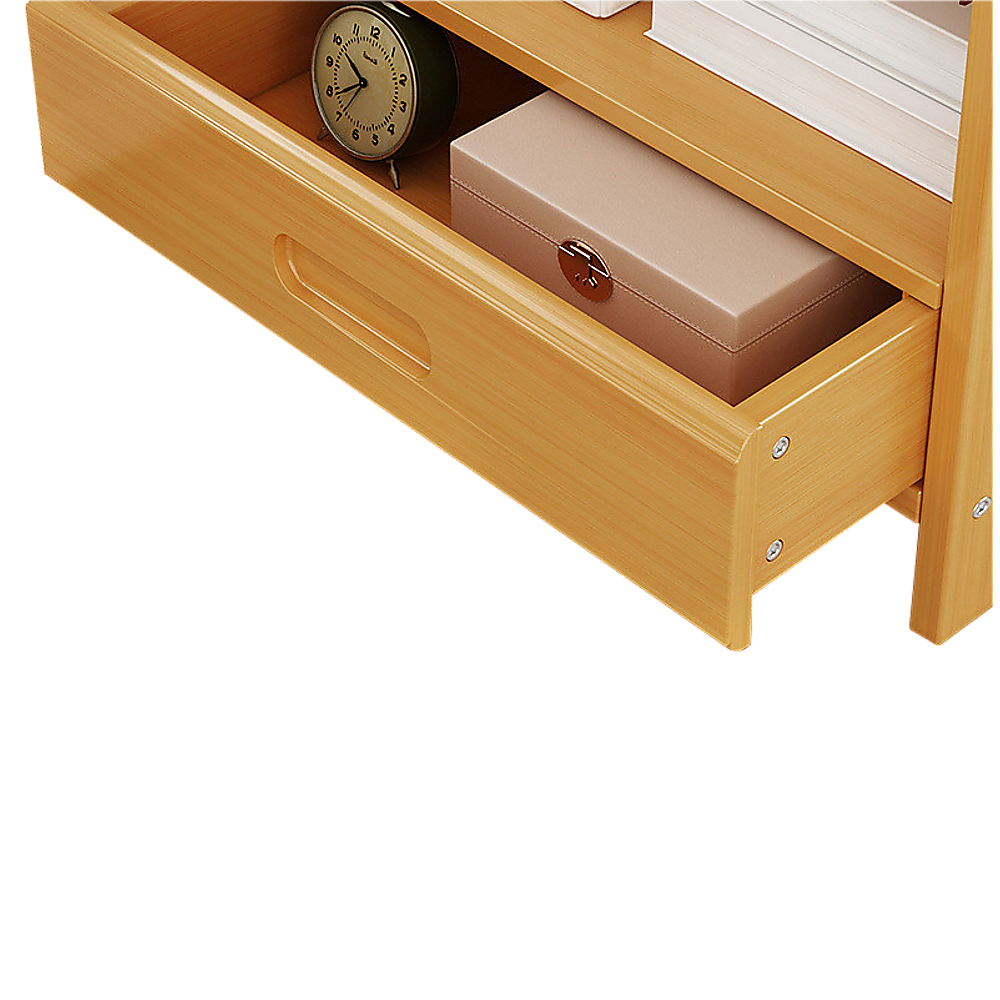 Bamboo Bedside Table Nightstand Storage Bedroom Sofa Side Stand Chez Guru