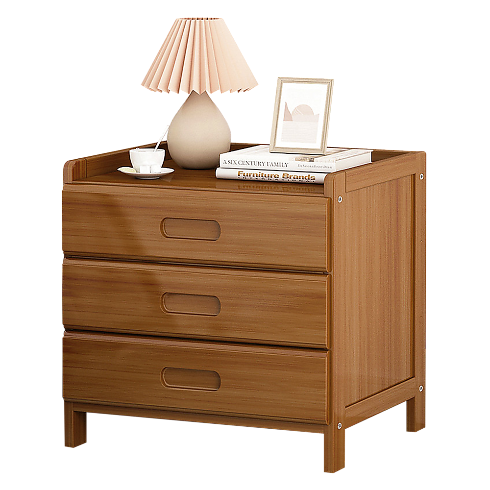 Bamboo Bedside Table Nightstand Storage Bedroom Sofa Side Stand Chez Guru