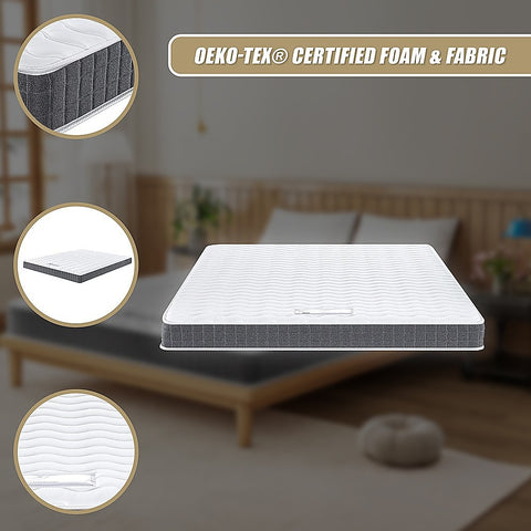 PALERMO King Memory Foam Mattress - OEKO-TEX® & CertiPUR-US® Certified