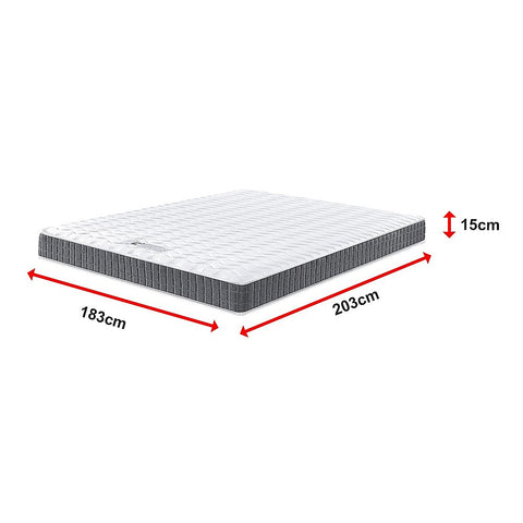 PALERMO King Memory Foam Mattress - OEKO-TEX® & CertiPUR-US® Certified