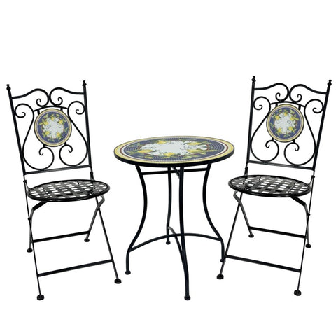 Molto Bene Lemon 3pc Setting Table Chairs