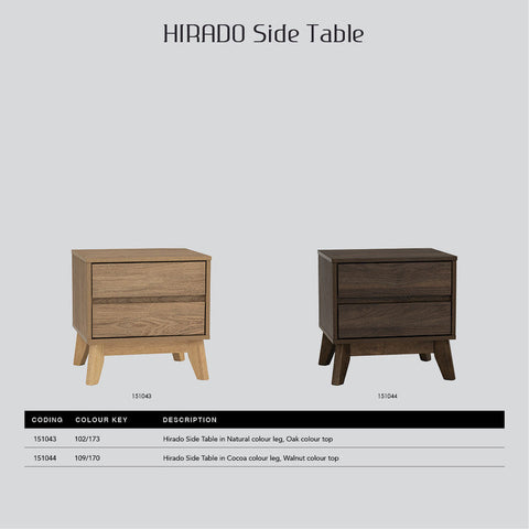 Hirado Bedside Table - Cocoa Chez Guru