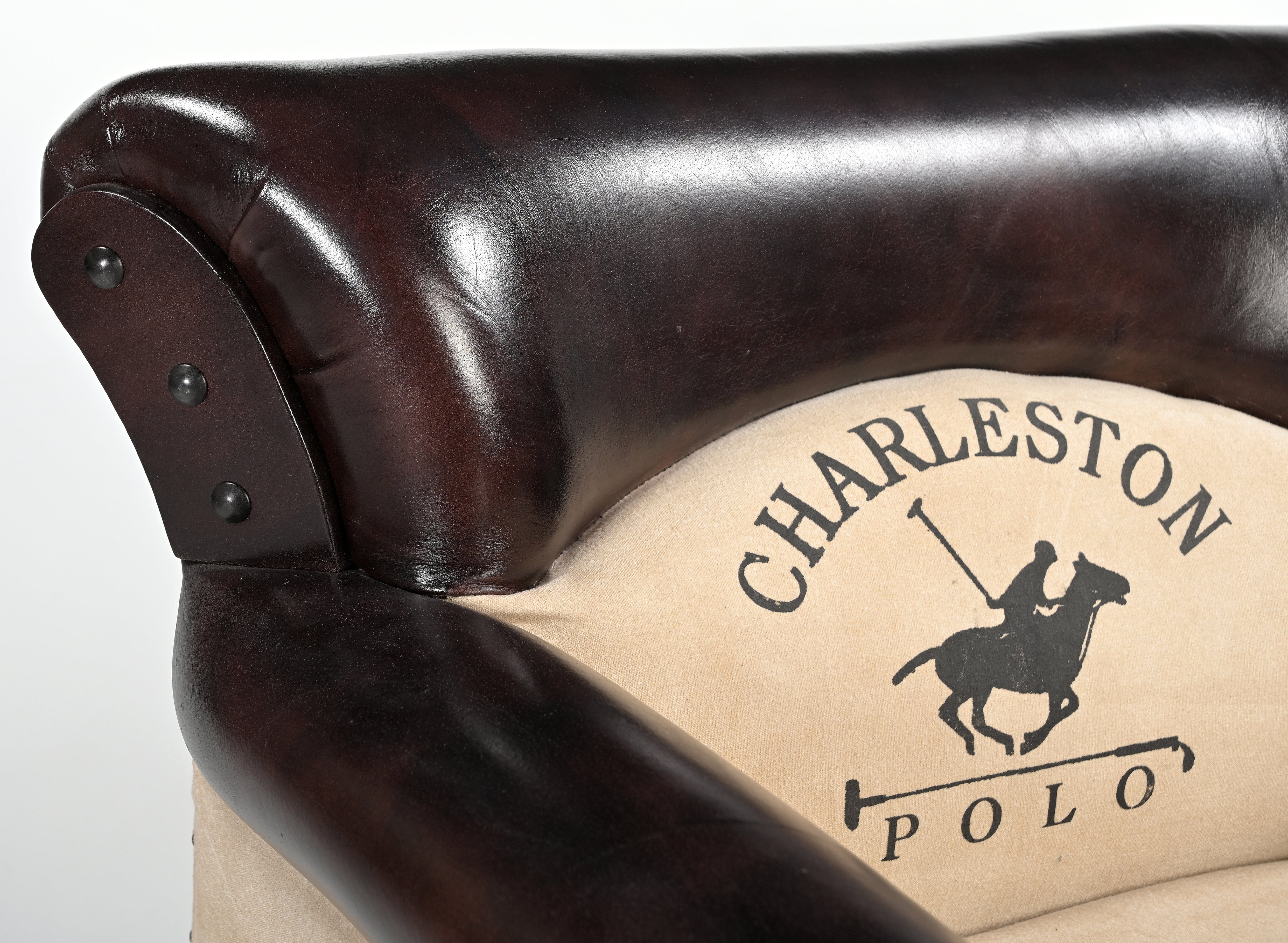 CHARLESTON POLO VINTAGE ARM CHAIR Chez Guru