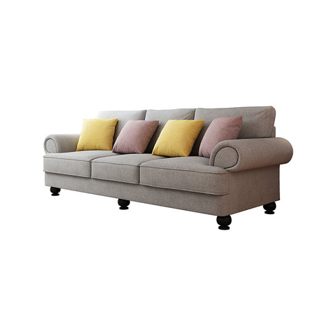 The Cloud Nine 3-Seater Sofa Grey Chez Guru