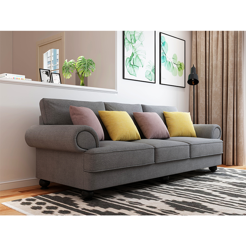 The Cloud Nine 3-Seater Sofa Slate Grey Chez Guru