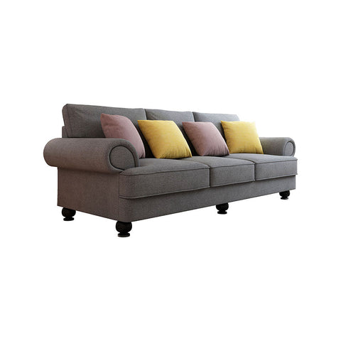 The Cloud Nine 3-Seater Sofa Slate Grey Chez Guru