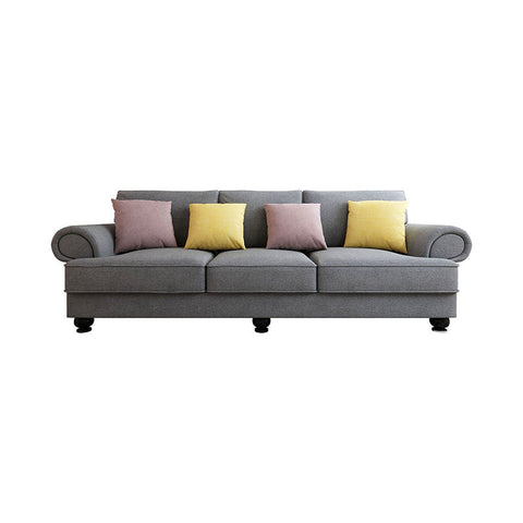 The Cloud Nine 3-Seater Sofa Slate Grey Chez Guru
