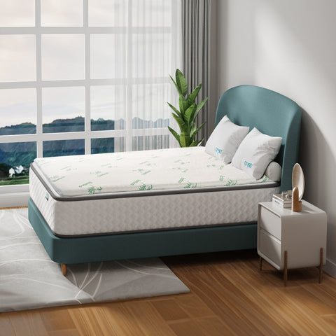 4cm Memory Foam Mattress Topper with Bamboo Cover - Double Chez Guru