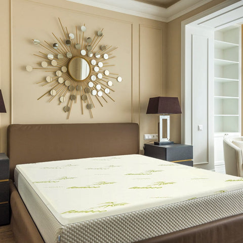 4cm Memory Foam Mattress Topper with Bamboo Cover - Double Chez Guru
