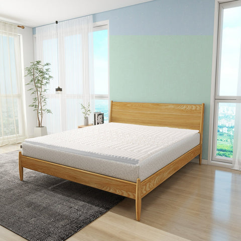 4cm Memory Foam Mattress Topper with Bamboo Cover - King Chez Guru