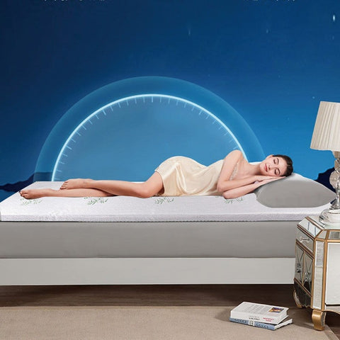 6cm Memory Foam Mattress Topper with Bamboo Cover - King Chez Guru