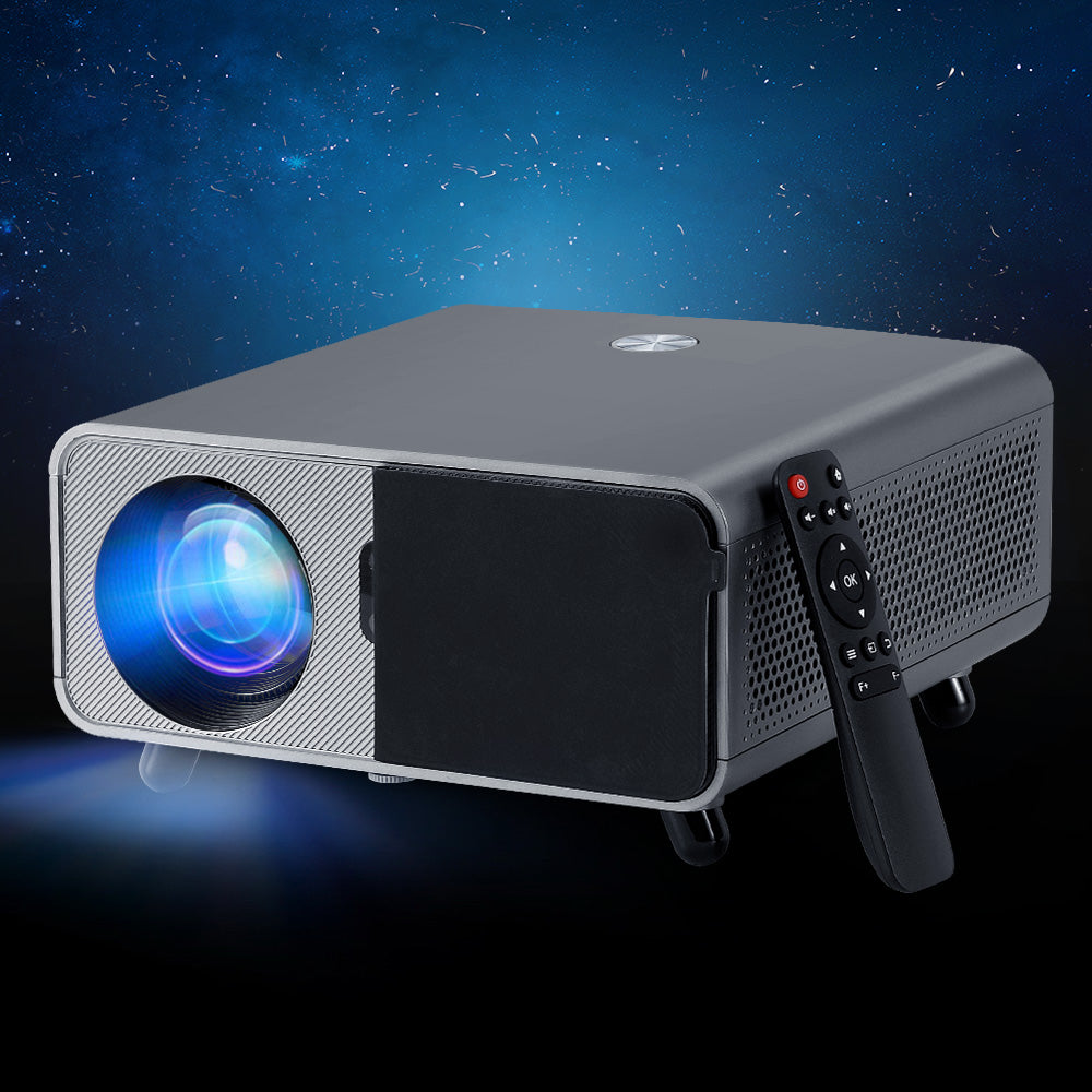Devanti Portable Wifi Video Projector 4K 2.4G/5G Home Theater HDMI 1080P Chez Guru