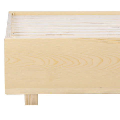 Artiss Bed Frame Double Size Floating Wooden Mattress Base Platform Timber ODIN Chez Guru