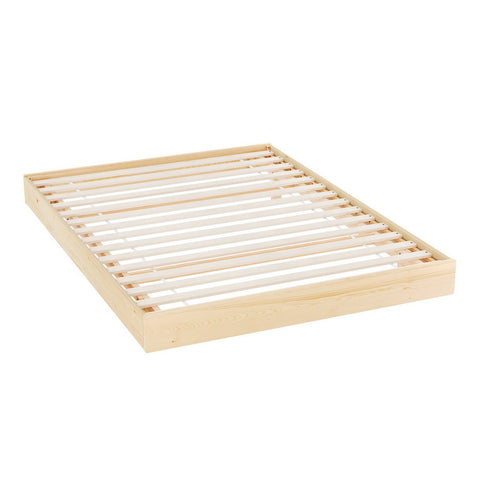Artiss Bed Frame Queen Size Floating Wooden Mattress Base Platform Timber ODIN Chez Guru