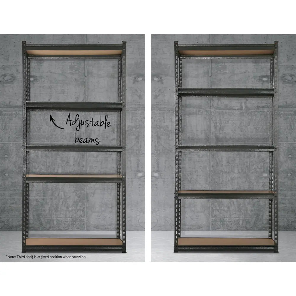 Giantz 4x1.8M Garage Shelving Warehouse Rack Pallet Racking Storage Charcoal Chez Guru