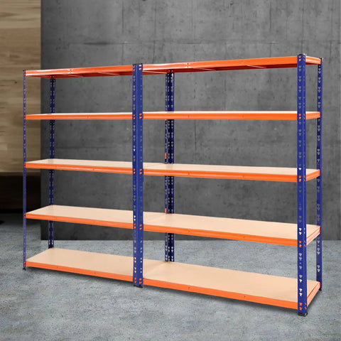 Giantz 2.4Mx1.8M Garage Shelving Warehouse Rack Pallet Racking Storage Blue Chez Guru